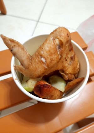 烤絲瓜雞翅 的食譜成品照片