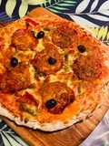 Pizza poivrons / chorizo