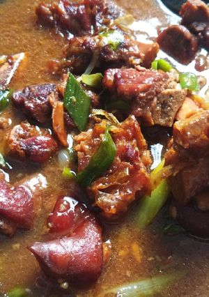 Foto resep Tukha (kaki babi kecap) non halal