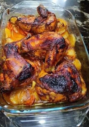 A picture of Chicken and Potato Casserole.