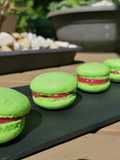 Red Currant Aloe Vera Macarons