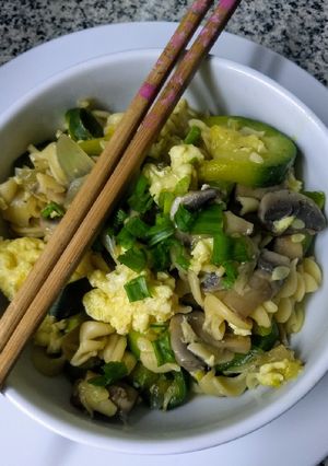 Una foto de Chop Suey con lo que había