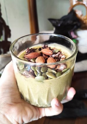 Foto resep Matcha Smoothie, Cemilan Sehat