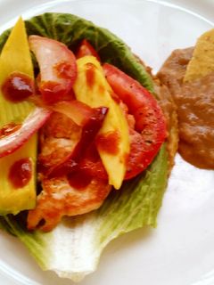Una foto de Tostada mexicana