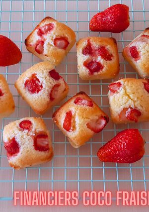 Une photo de Financiers coco fraise