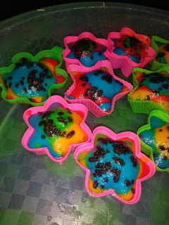 Foto resep Apem kukus rainbow