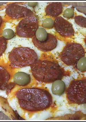 Foto principal de Pizza con chorizo picante