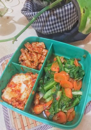 Foto resep Sambal telur tempe tanpa minyak