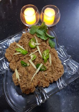 A picture of Dum keema.
