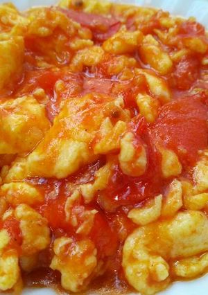 Foto resep Telur cah Tomat (西红柿炒蛋)