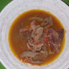 A picture of Assorted meat pepper soup.