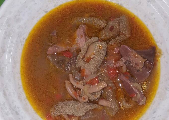 Easiest Way to Prepare Homemade Assorted meat pepper soup