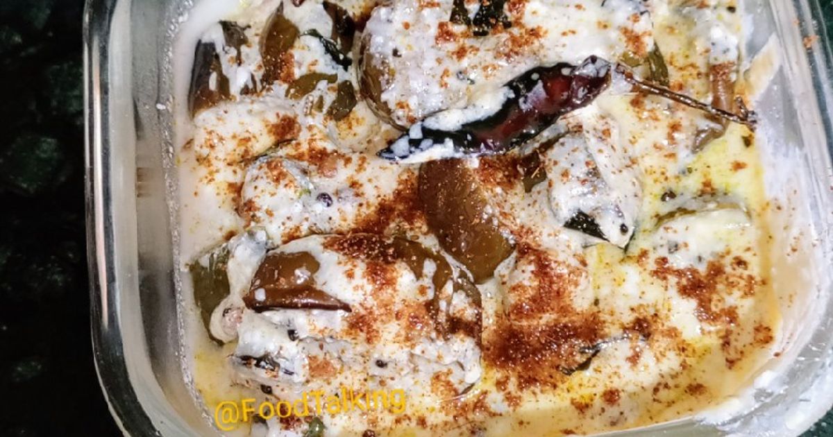 Brinjal Curd Raita(no Onion Garlic) Recipe by Dr.Madhumita Mishra - Cookpad