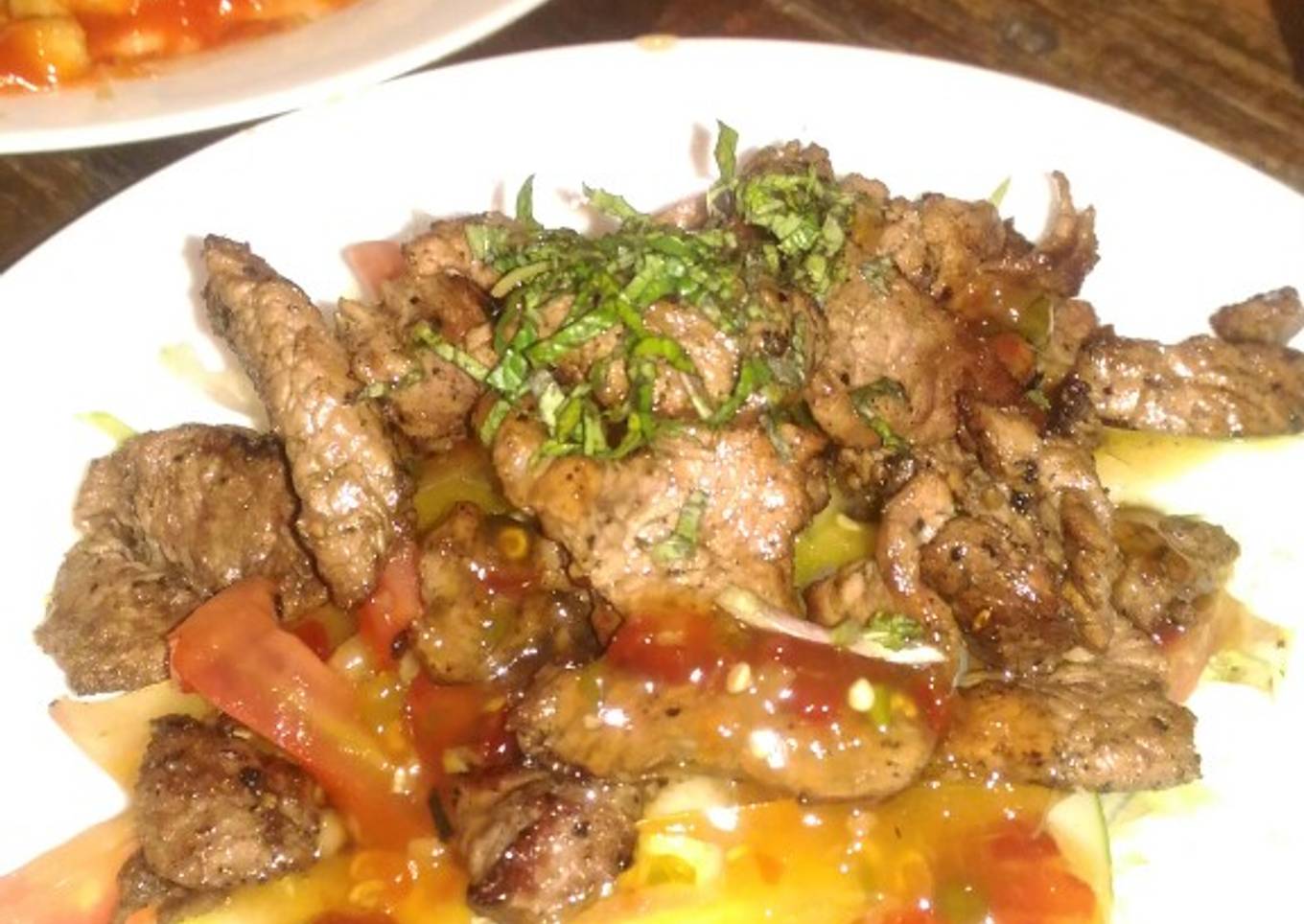 Beef Salad saos lemon madu