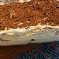Una foto de Tiramisú rápido