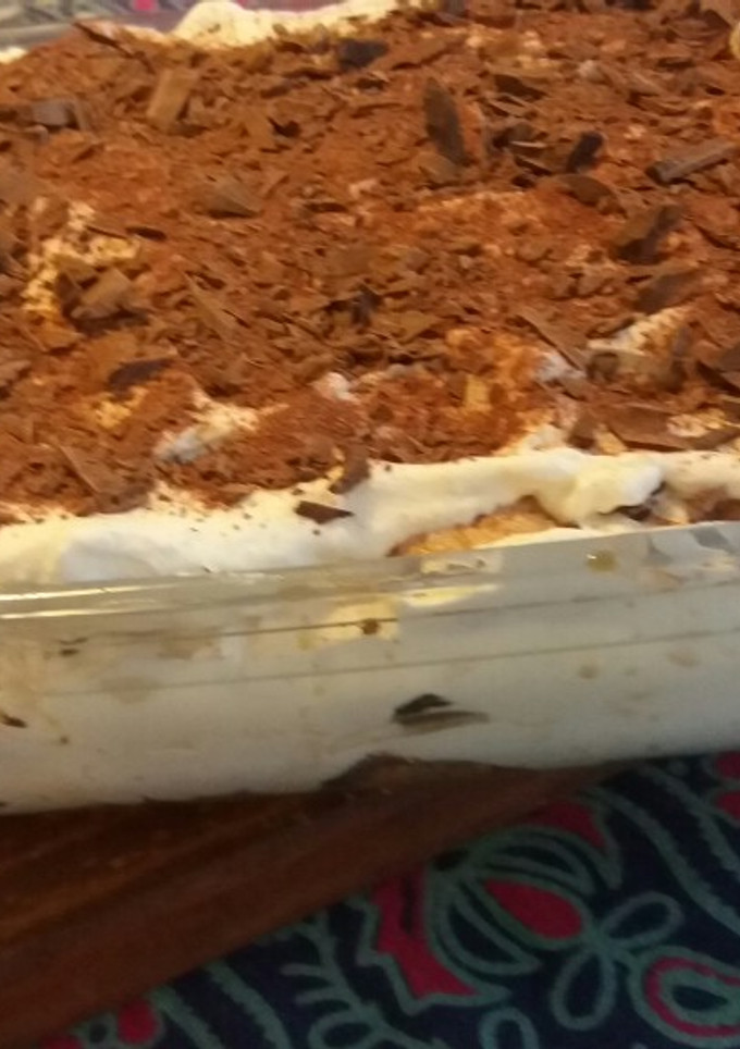 Una foto de Tiramisú rápido