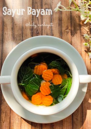 Foto resep Sayur Bayam