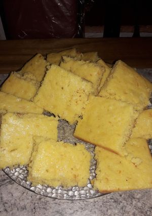 Una foto de Bizcochuelo Con Naranja Entera