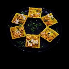 A picture of Peri Peri Paneer Canapes.