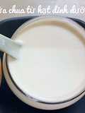 Sữa chua hạnh nhân cơm dừa