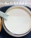 Sữa chua hạnh nhân cơm dừa