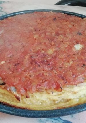 Una foto de Pizza Vegana
