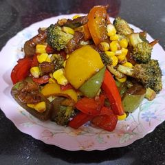 Stir fry mixed vegetables A picture of Stir fry mixed vegetables.
