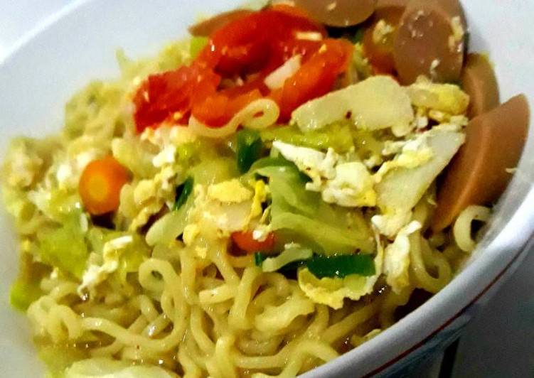 Resep Mi rebus indomie Anti Gagal