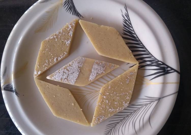 Simple Way to Make Any-night-of-the-week Kaju katli