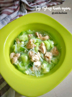 Foto resep Sup oyong kuah ayam