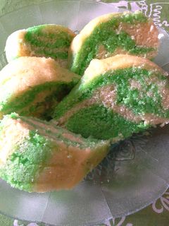 Foto resep Bolu zebra kukus 3 telur takaran sendok makan
