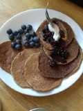Vegan Banana Oatmeal Pancakes