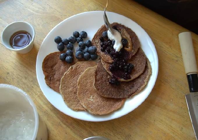 Recipe of Award-winning Vegan Banana Oatmeal Pancakes