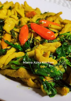 Foto resep Usus ayam bumbu kuning
