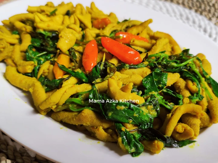 Cara Mudah Membuat Resep Usus ayam bumbu kuning yang Menggugah Selera Anti Ribet, Bisa Manjain Lidah