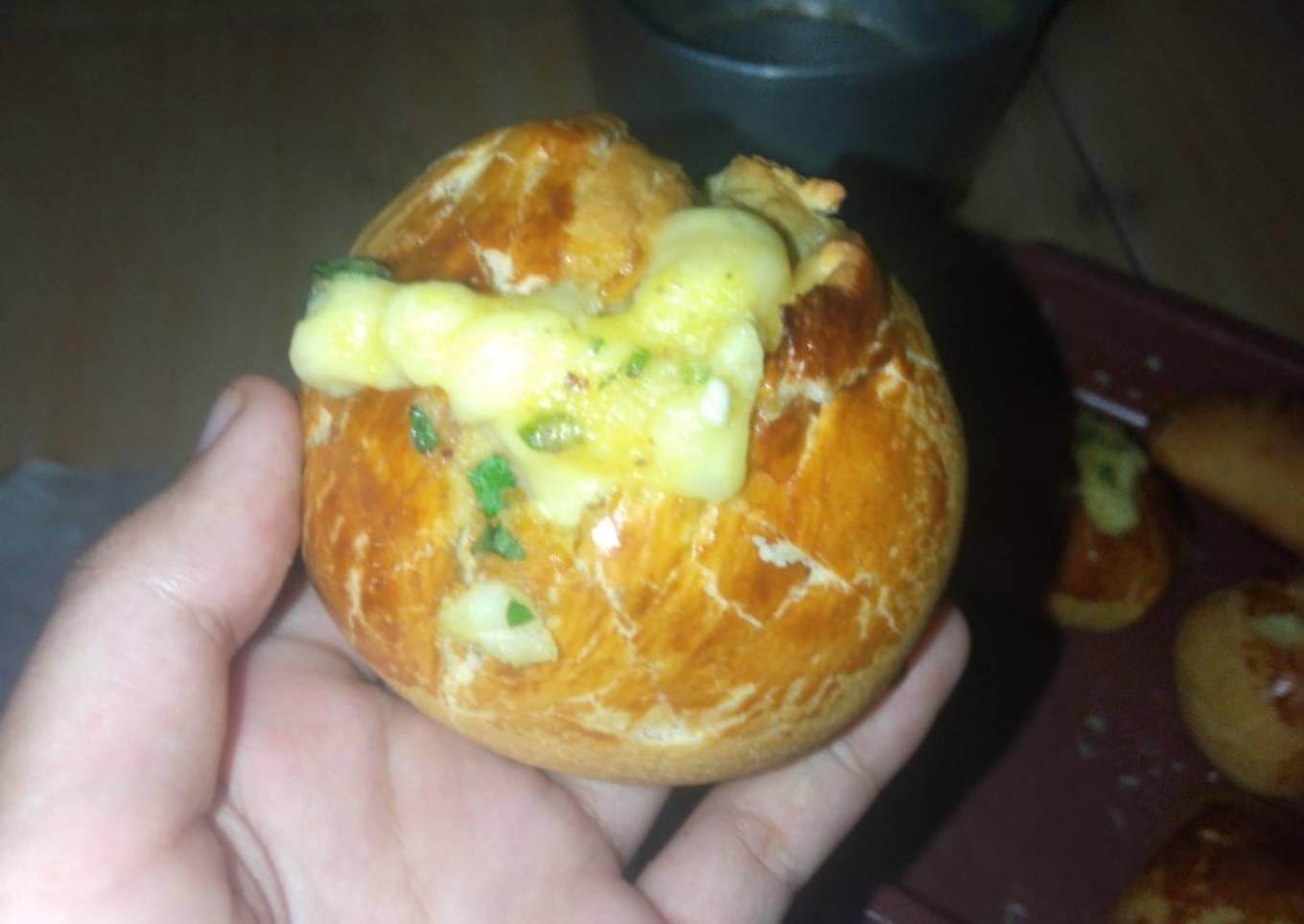 Mini Korean Garlic Cheese Bread