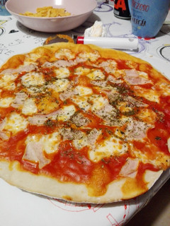 Una foto de Pizza casera