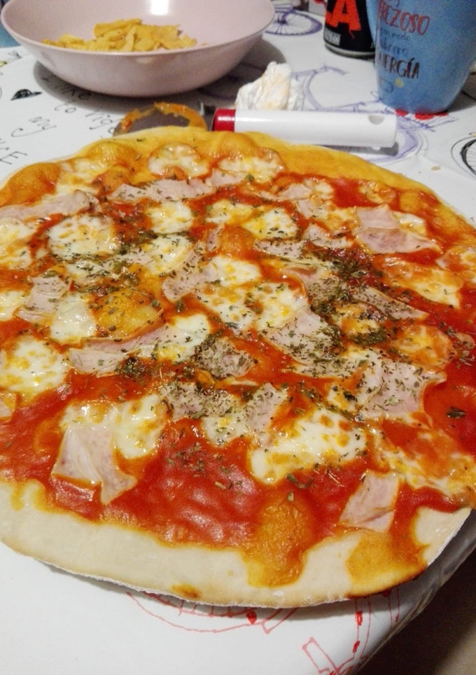 Una foto de Pizza casera