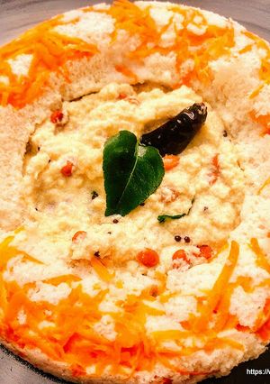 A picture of Healthy Carrot idli.