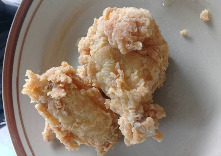 Resep Ayam krispi simple 🍗🍗🍗 yang Bisa Manjain Lidah