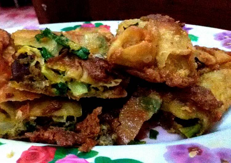 Martabak telur, isi daging kecap 😙😙