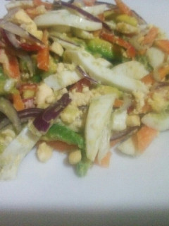A picture of Egg avacado salad#saladcontest.