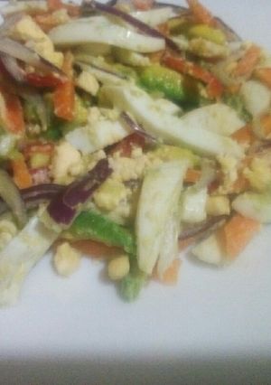 A picture of Egg avacado salad#saladcontest.