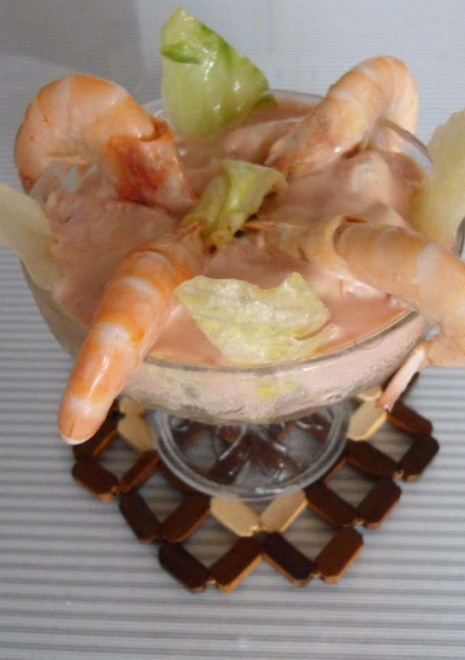 Una foto de Cóctel de gambas