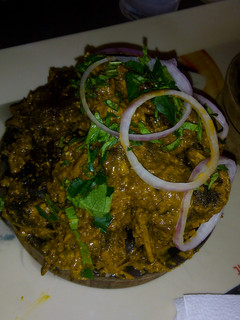 A picture of Isi Ewu (goat head).