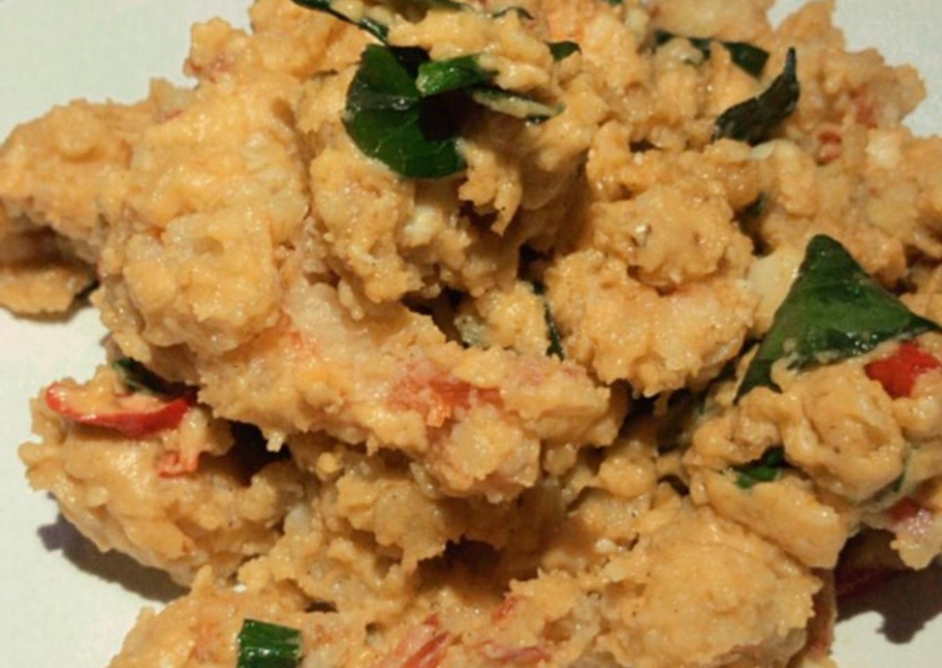 Udang saos telor asin (salted egg)