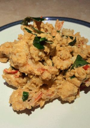 Foto resep Udang saos telor asin (salted egg)