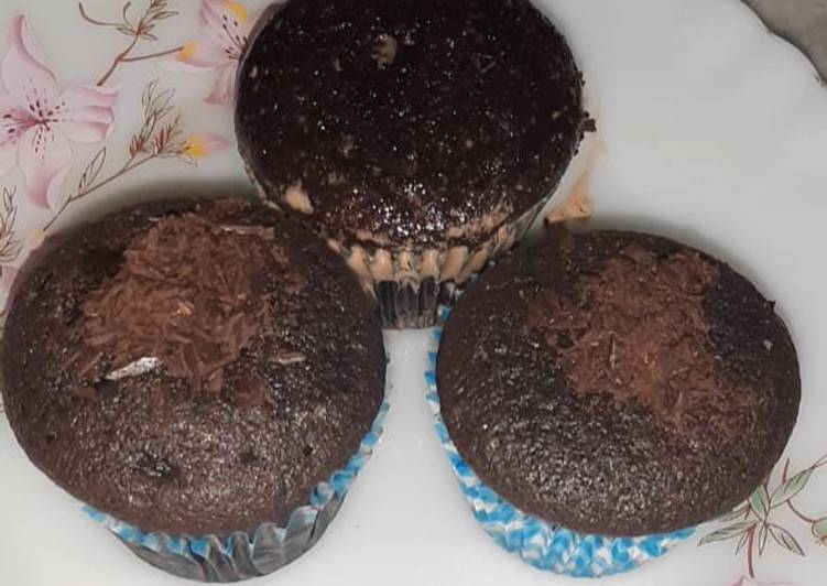 Recipe of Super Quick Homemade Chocolate cupcakes 🧁🧁