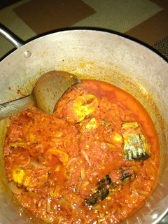 A picture of Mackerel fried sauce.