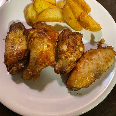 Alitas de pollo adobadas en casa Receta de Adriana  Cookpad